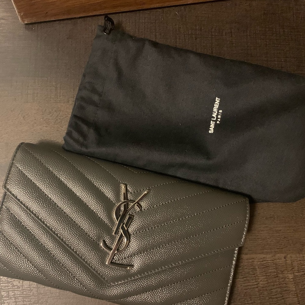 Saint Laurent clutch wallet